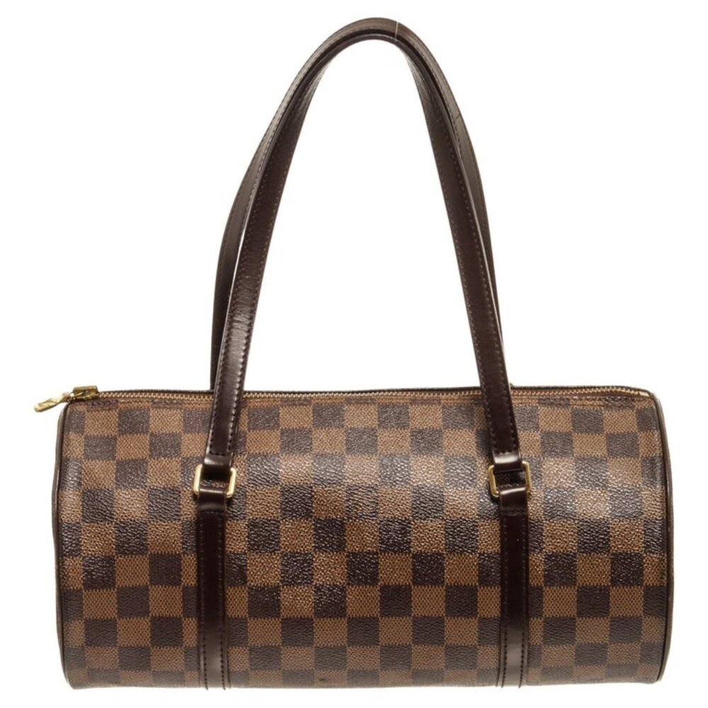 Louis Vuitton Damier Ebene Coated Canvas Papillon 30 with Dust Bag